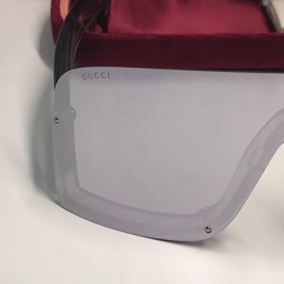 Authentic Gucci GG1637S 002 Silver Mirror Sunglasses – New - Picture 9 of 10